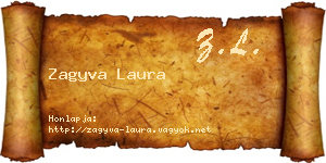 Zagyva Laura névjegykártya